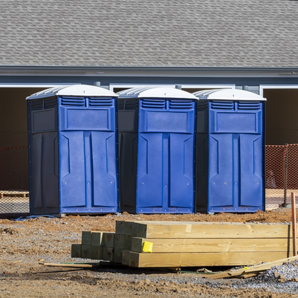 what is the maximum capacity for a single portable toilet in Pohatcong NJ